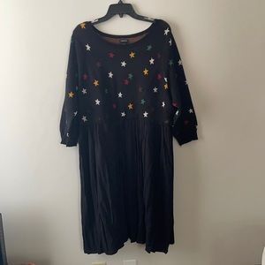 NWT Torrid dress 3/4 sleeve knit top w challis bottom